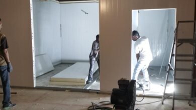 انشاءغرف التجميد والتبريد