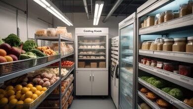 غرف التبريد والتجميد